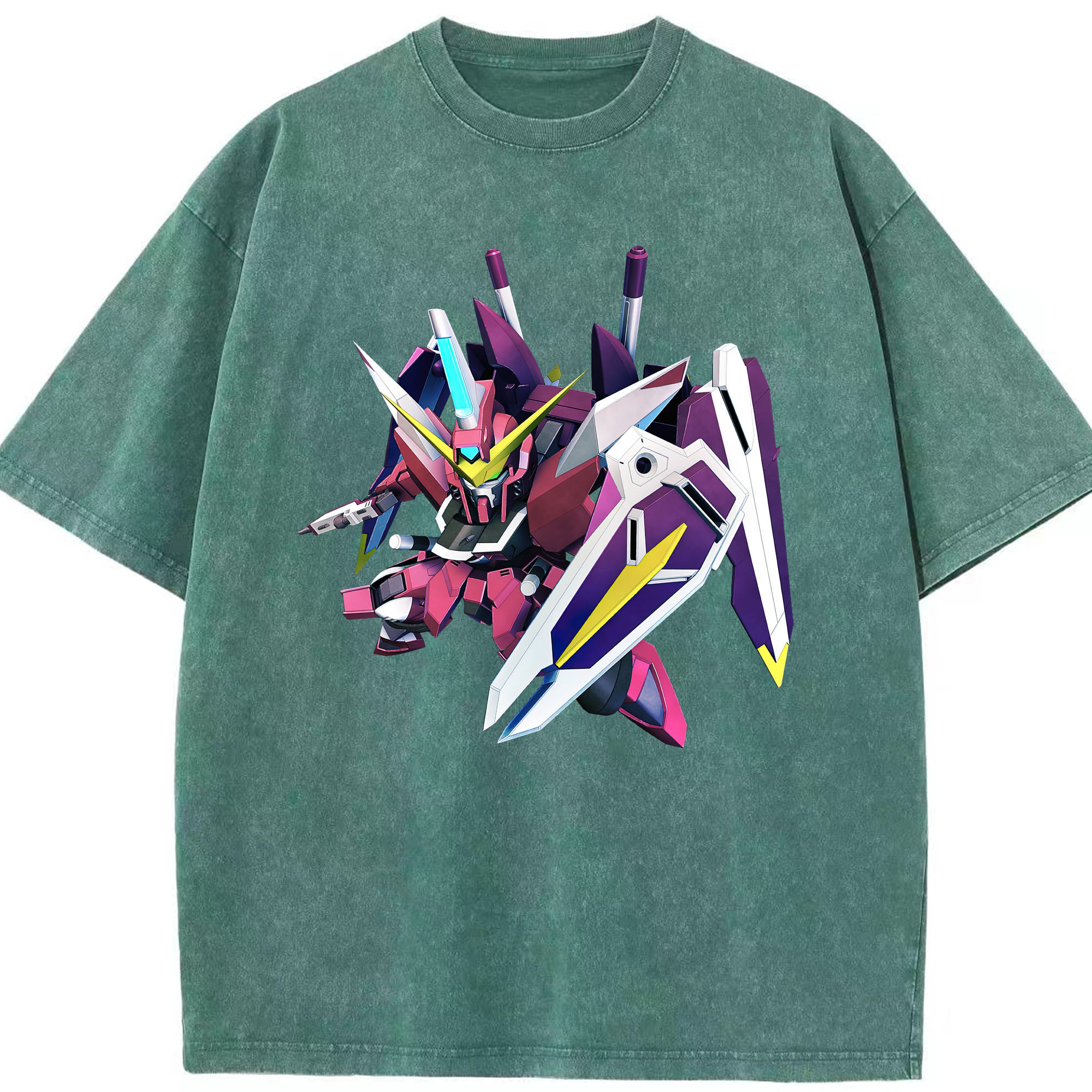 （画像用） 機動戦士ガンダム Mobile Suit Gundam 綿100% ヴィンテージ風 半袖Tシャツ（フロントプリント）